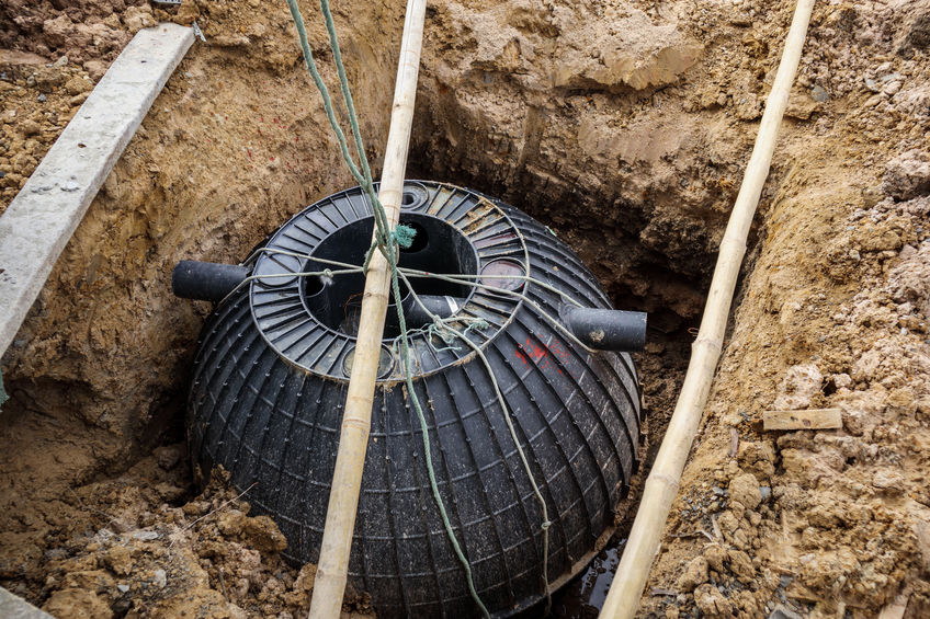 septic tank installation