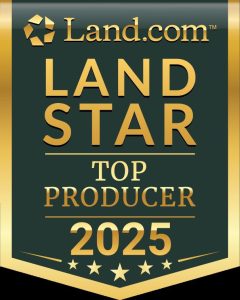 2025 Land Star Top Producer Award Badge