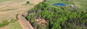 Beautiful ariel shot of land for sale in South Carolina